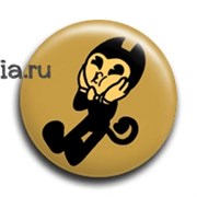 Значок "Бенди и чернильная машина" (Bendy and the Ink Machine) 8002
