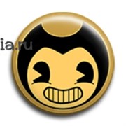 Значок "Бенди и чернильная машина" (Bendy and the Ink Machine) 8003