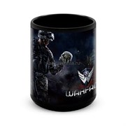 Большая черная кружка "Варфейс" (Warface) 8250