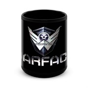 Большая черная кружка "Варфейс" (Warface) 8252