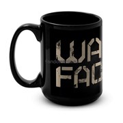 Большая черная кружка "Варфейс" (Warface) 8258