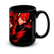 Большая черная кружка "Флэш" (Flash) 8275