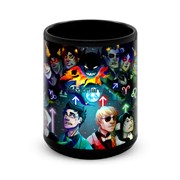 Большая черная кружка "Хомстак" (homestuck) 8278