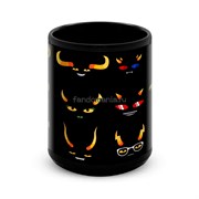 Большая черная кружка "Хомстак" (homestuck) 8284