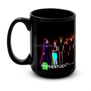 Большая черная кружка "Хомстак" (homestuck) 8288