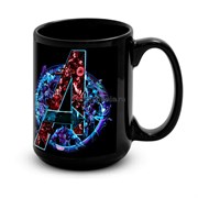 Большая черная кружка "The Avengers" (Marvel) 8289