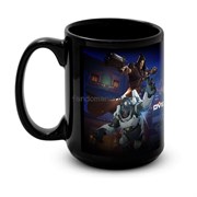Большая черная кружка "Overwatch" 8332