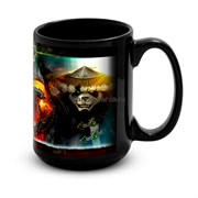 Большая черная кружка "Варкрафт" (Warcraft) 8348