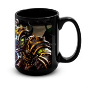 Большая черная кружка "Варкрафт" (Warcraft) 8349