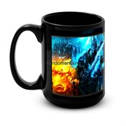 Большая черная кружка "Варкрафт" (Warcraft) 8350