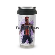 Термокружка стальная "Человек Паук" (Spider man) 8427