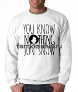 Свитшот "You know nothing Jon Snow" (Игра Престолов) 8771