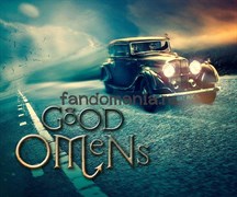 Коврик для мыши "Благие знамения" (Good omens) 10486