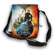 Сумка с клапаном "Благие знамения" (Good omens) 10821