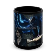 Большая черная кружка "Devil May Cry" 10884