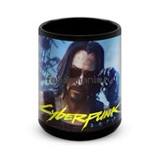 Большая черная кружка "Сyberpunk 2077" 10910