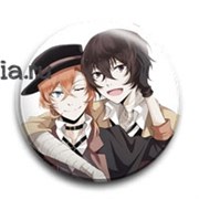 Значок "Великий из бродячих псов" (Bungou Stray Dogs) 11278