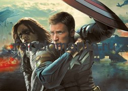 Открытка "Капитан Америка и Баки" (MARVEL) 11841