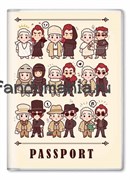 Обложка на паспорт "Благие знамения" (Good omens) 13651