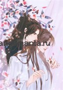 Открытка "Хаски и его учитель белый Кот" Эрха 2ha 14149