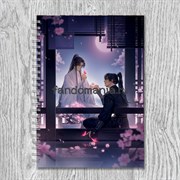 Блокнот "Хаски и его учитель Белый Кот" Эрха 2 ha 14889