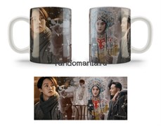 Кружка "Зимняя бегония"  дорама Winter Begonia   Bin Bian Bu Shi Hai Tang Hong 15057