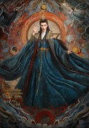 Открытка "Светлый пепел луны" Ло Юньси 15535