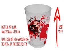 Стакан стеклянный матовый "Ганнибал" Hannibal 15565