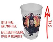 Стакан стеклянный матовый "Светлый пепел луны" Ло Юньси 15594