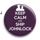 Значок "Keep calm and ship..." (Шерлок) SH086ВA0