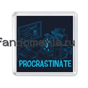 Магнит "Procrastinate" (Доктор Кто) DH007MA0