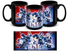 Большая черная кружка 