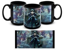 Большая черная кружка 