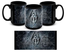 Большая черная кружка 