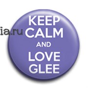 Значок "Keep calm and love glee" GL002BA0