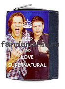 Кошелек "Keep calm and love Supernatural" (Сверхъестественное) SN041KL0