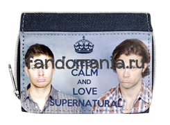 Кошелек "Keep calm and love SPN" (Сверхъестественное) SN043KL0