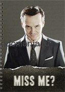 Блокнот "Miss me?" (Шерлок) SH180BL0