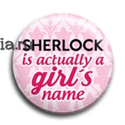 Значок "Girl's name" (Шерлок) SH184BA0
