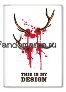 Обложка на паспорт "This is my design" (Ганнибал) HL049PS0