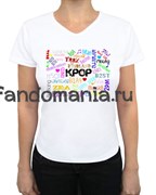 Футболка "I love K-Pop" KP004TS0