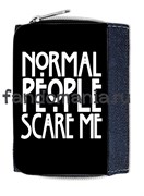Кошелек "Normal people scare me" (Американская история ужасов) AC003KL0