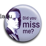 Значок "Did you miss me" (Шерлок) SH223BA0