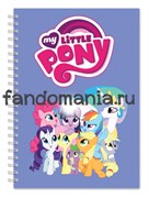 Блокнот "My little pony" голубой LP040BL0