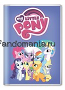 Обложка на паспорт "My little pony" Голубая LP041PS0
