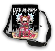 Сумка с клапаном "Rick and Morty" (Рик и Морти) RM007BG1