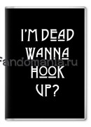 Обложка на паспорт "A`m dead wanna hook up?" (Американская история ужасов) AC018PS0