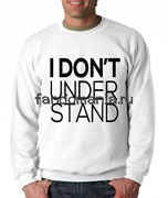 Свитшот "I don`t understand" (Шерлок) SH014TL1