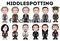 Бутылка спортивная "Hiddlespotting" 6875