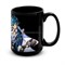 Большая черная кружка " Кэйа Genshin Impact" 13051
